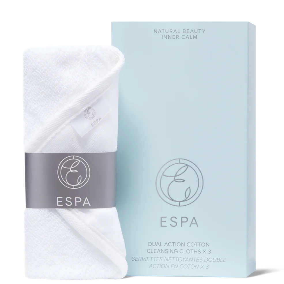 Dual-Action Cotton Cleansing Cloths (Set of 3) Image 1