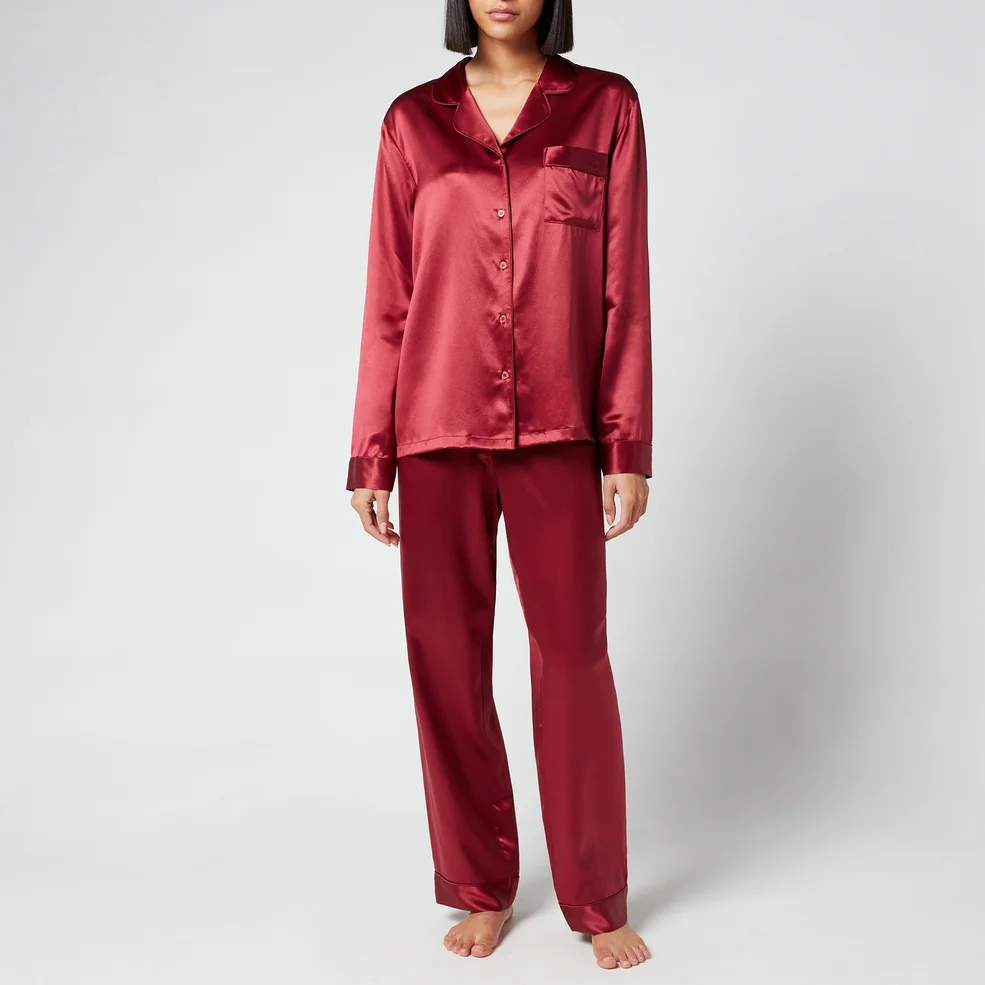 ESPA Silk Pyjamas - Claret Rose - XS  Image 1