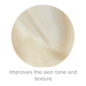 Improves the skin tone and texture