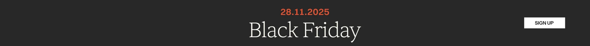 Black Friday Sign Up